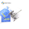 JKTLFB022 stainless steel a216 wcb 2pc handles open ball valve